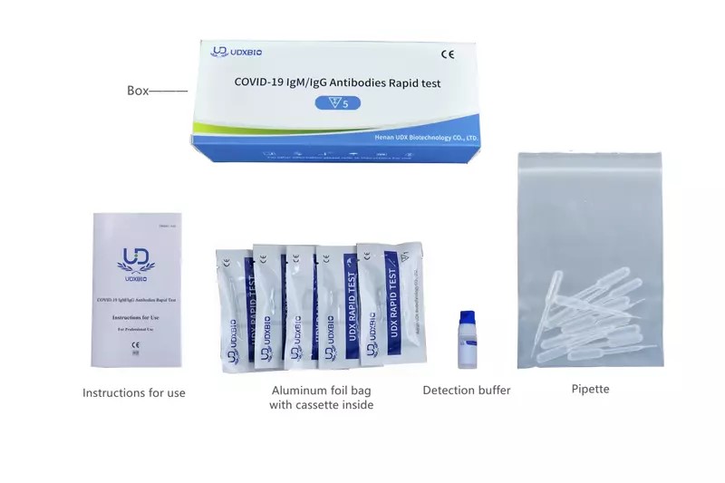 Comparaison des tests d'anticorps rapides IgM / IgG avec d'autres méthodes de diagnostic